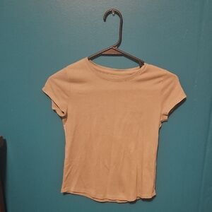 wonder nation Short Sleeve Tee in Beige